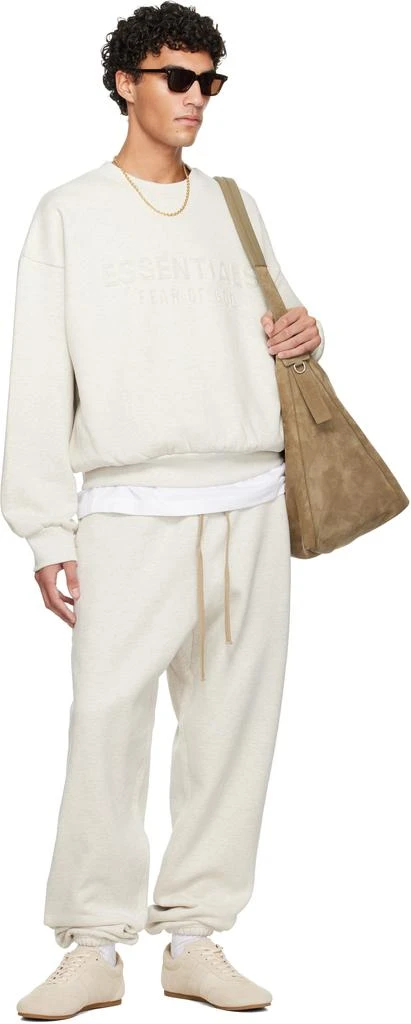 Essentials Gray Holiday Classic Sweatpants 4