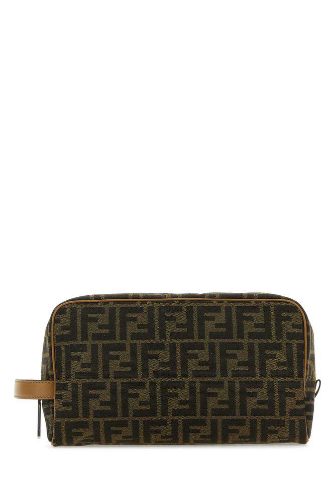 Fendi Fendi FF Monogrammed Zipped Toiletry Case