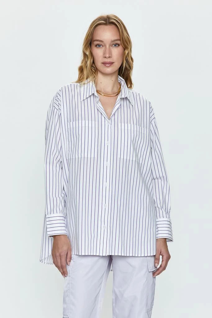 Pistola Denim Rena Button Down Shirt - Violette Stripe 1