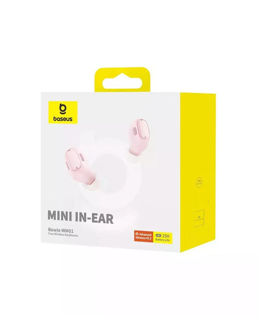 Baseus Bowie WM01 True Wireless Earbuds Bluetooth Headphones - White 5