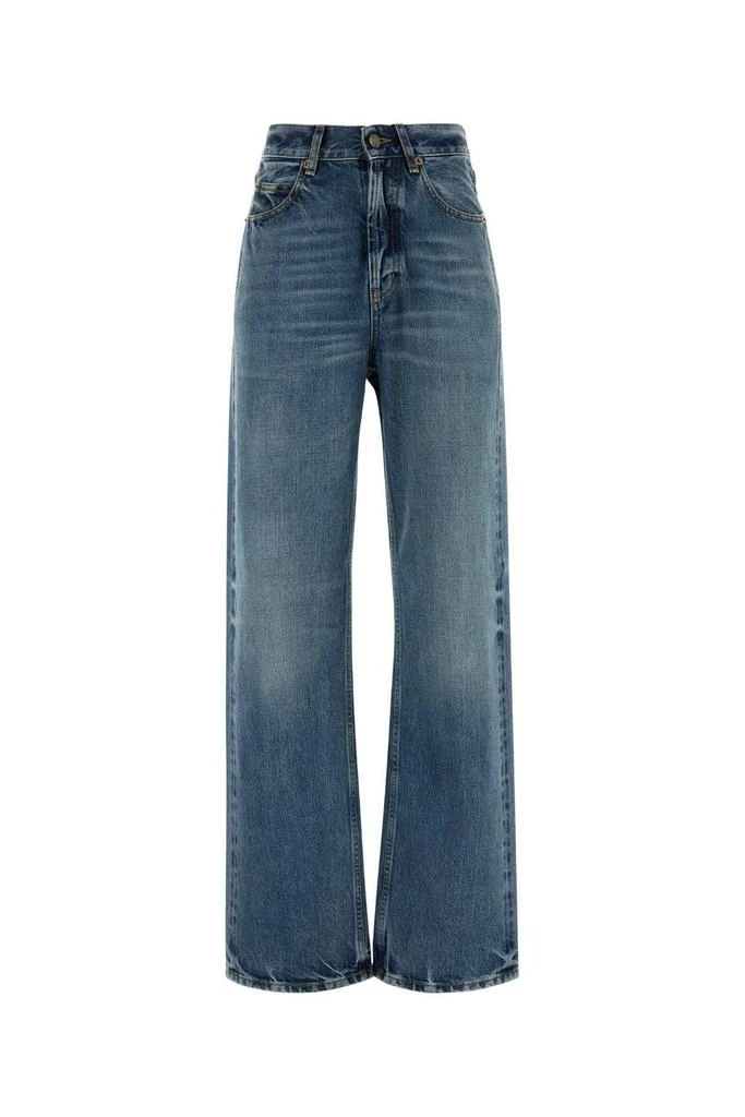 Yves Saint Laurent Saint Laurent V-Waist Long Baggy Jeans 1