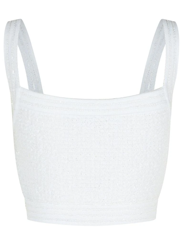 Balmain Balmain Tweed Cropped Top 2