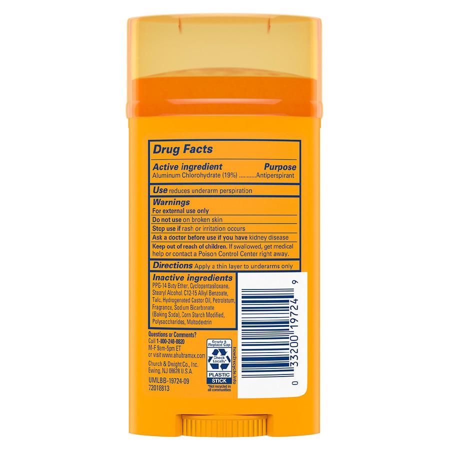 Arm & Hammer Ultramax Antiperspirant & Deodorant Invisible Solid
