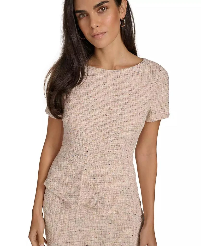 Calvin Klein Women's Boat-Neck Short-Sleeve Sheath Dress 3