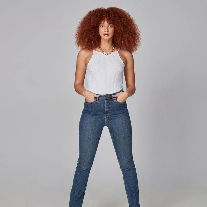 Lola Jeans Kate-RCB1 High Rise Cigarette Leg Jeans 1