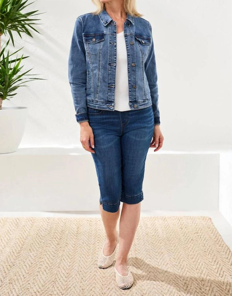 Tribal Tribal - Classic Fit Comfort Stretch Denim Jacket