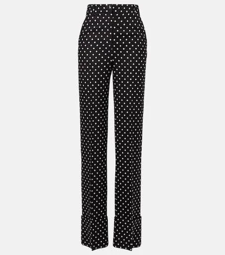 Valentino Polka-dot straight pants 1