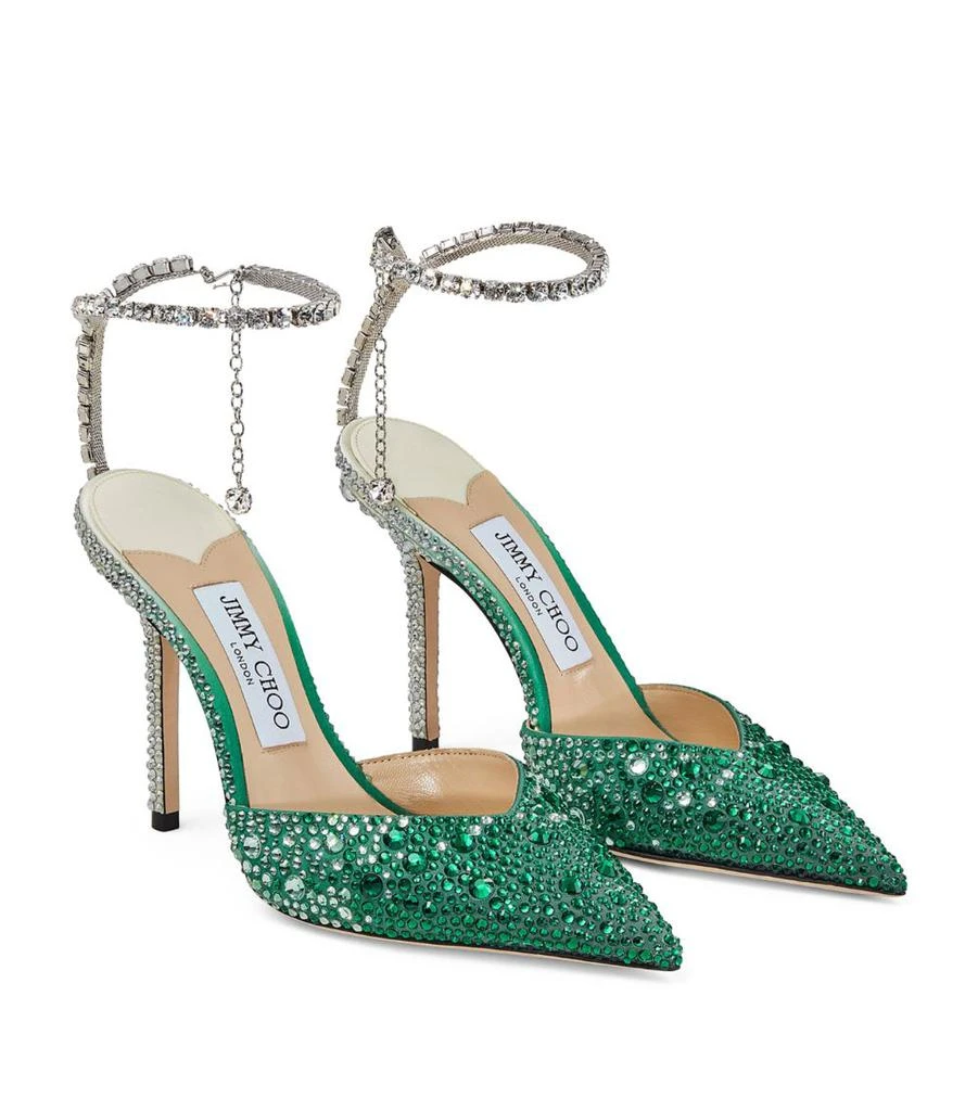Jimmy Choo Saeda 100 Crystal Embellished Pumps 4
