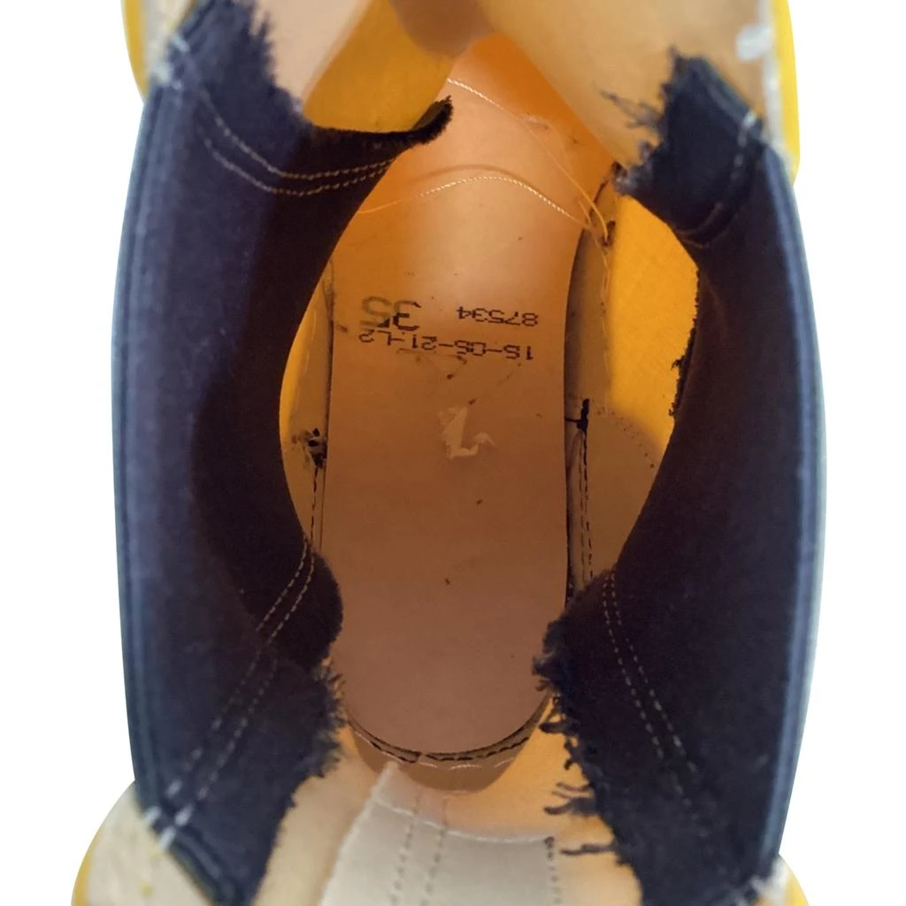 Ganni Ganni Chelsea rain Boots in Yellow Rubber 6