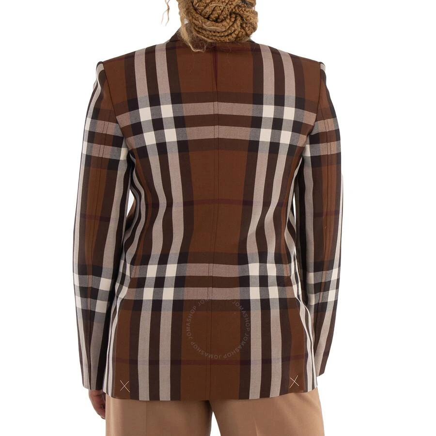 Burberry Dark Birch Brow Giant Check Blazer Jacket 3