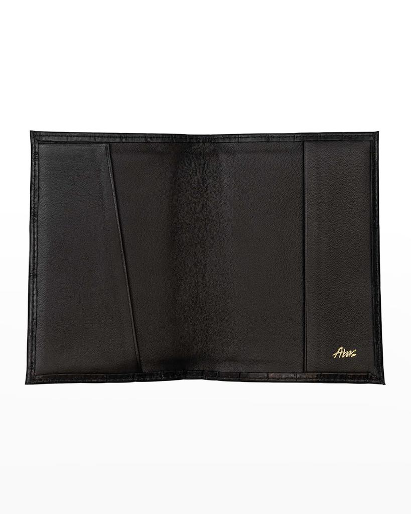 Abas Traditional Alligator Passport Holder