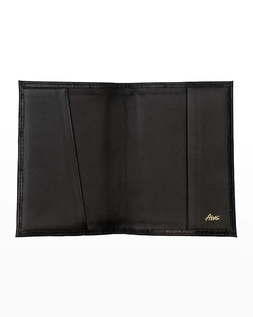 Abas Traditional Alligator Passport Holder 2