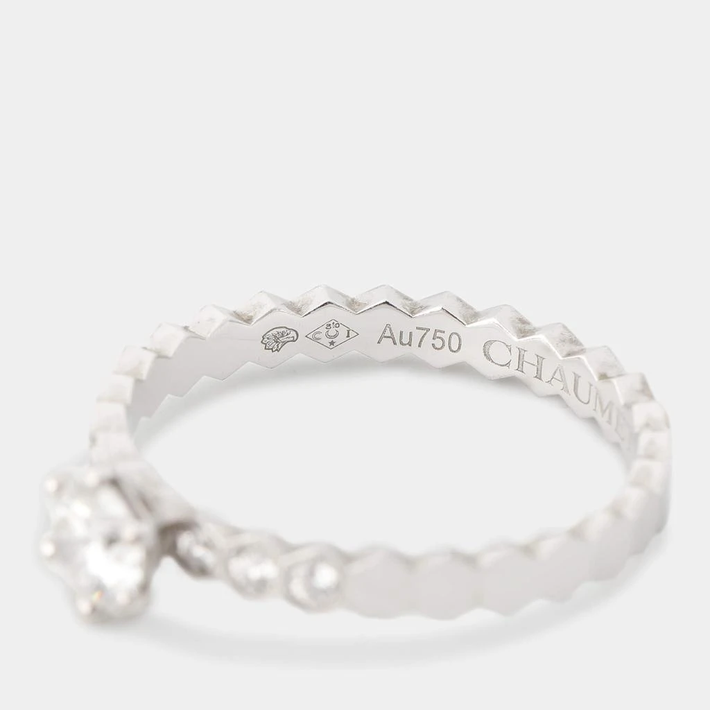 Chaumet Chaumet Bee My Love Solitaire 0.33ct Diamond 18K White Gold Ring Size 51 4