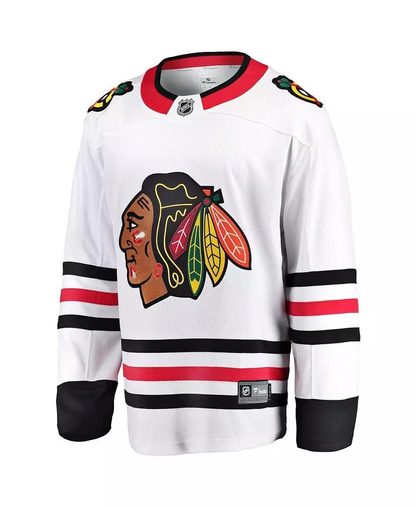 Fanatics Men's White Chicago Blackhawks Breakaway Away Jersey 2