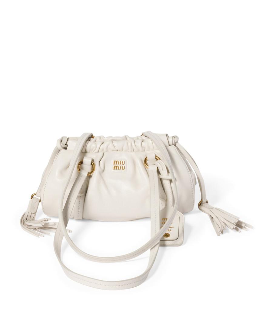 Miu Miu Mini Leather Joie Shoulder Bag - Shoulder Bags