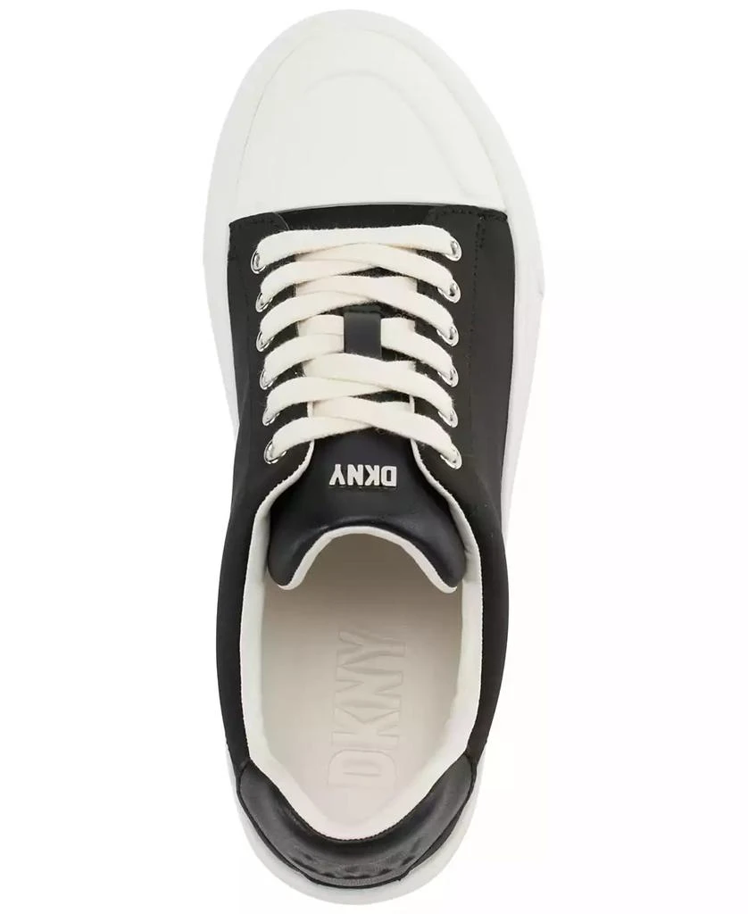DKNY Women's York Lace-Up Low-Top Sneakers 8