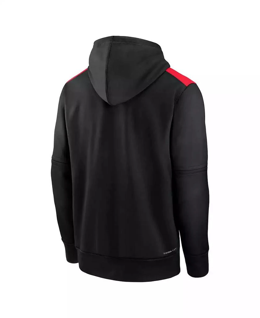 NIKE Men's Black Cincinnati Reds Authentic Collection City Connect Therma Pullover Hoodie 2
