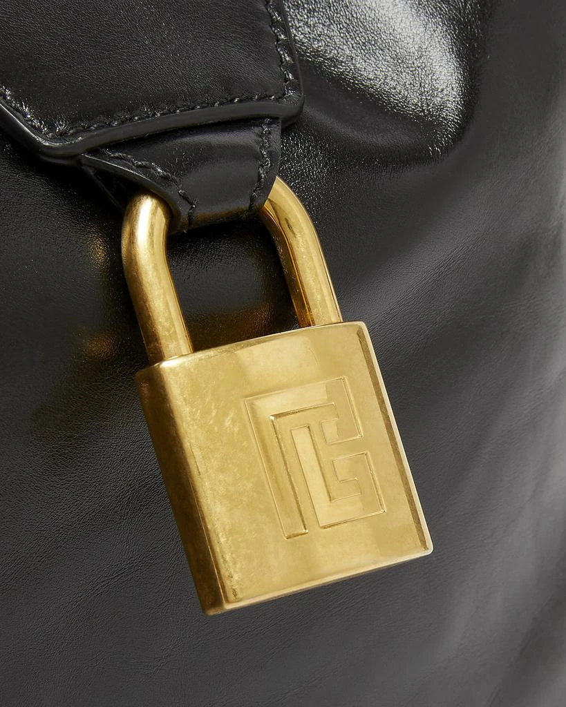 Balmain Sync Hobo Bag in Calfskin Leather 5