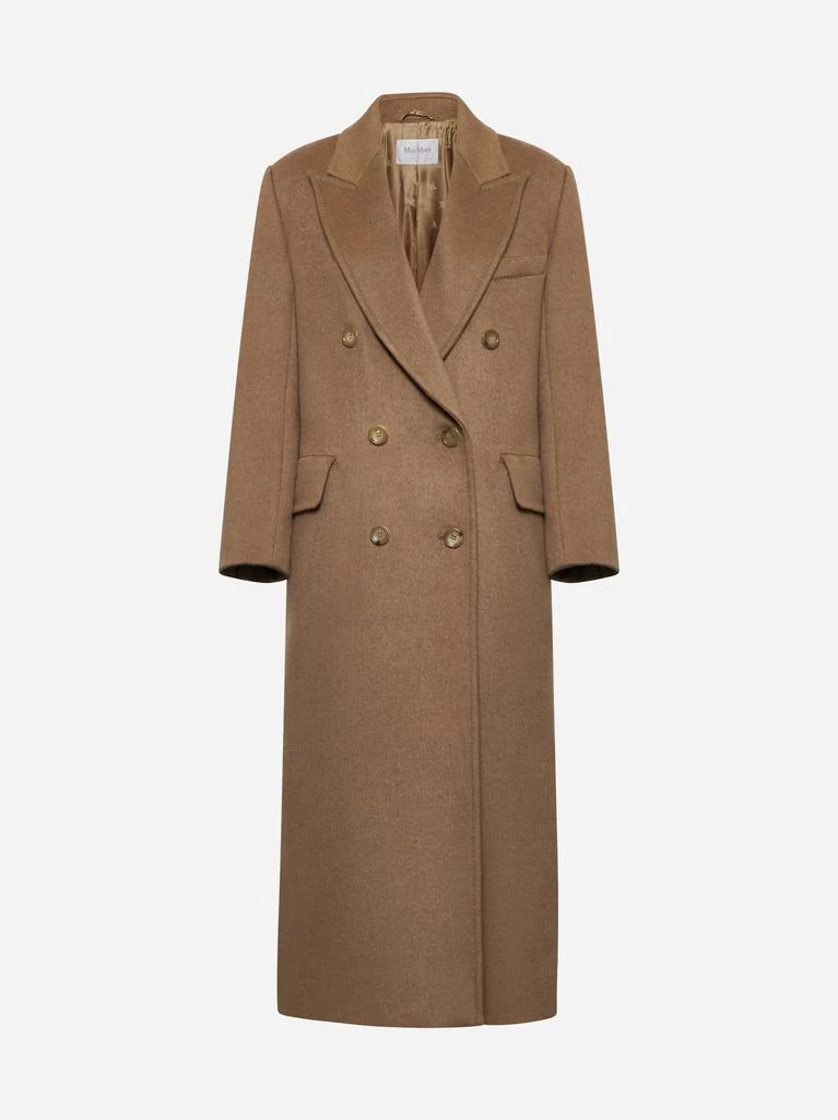 Max Mara Fungo double-breasted wool coat 1