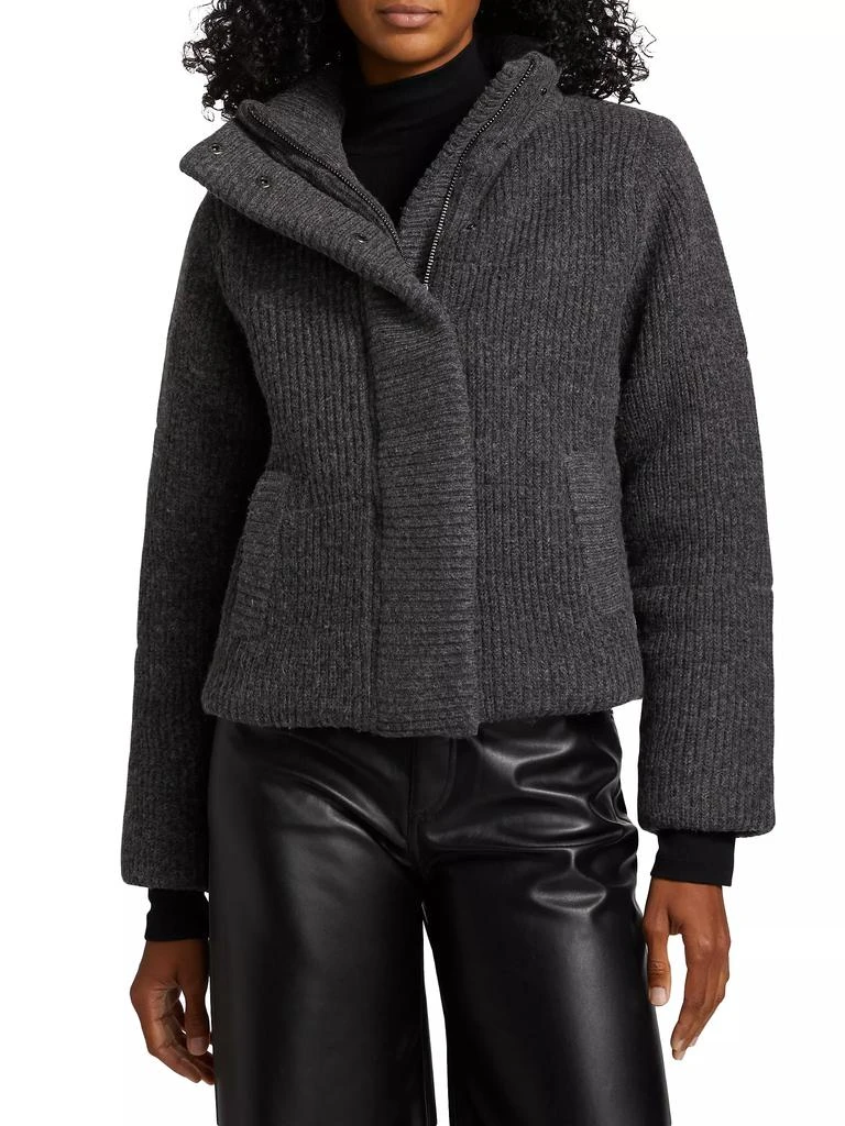dh New York Avery Rib-Knit Jacket 3