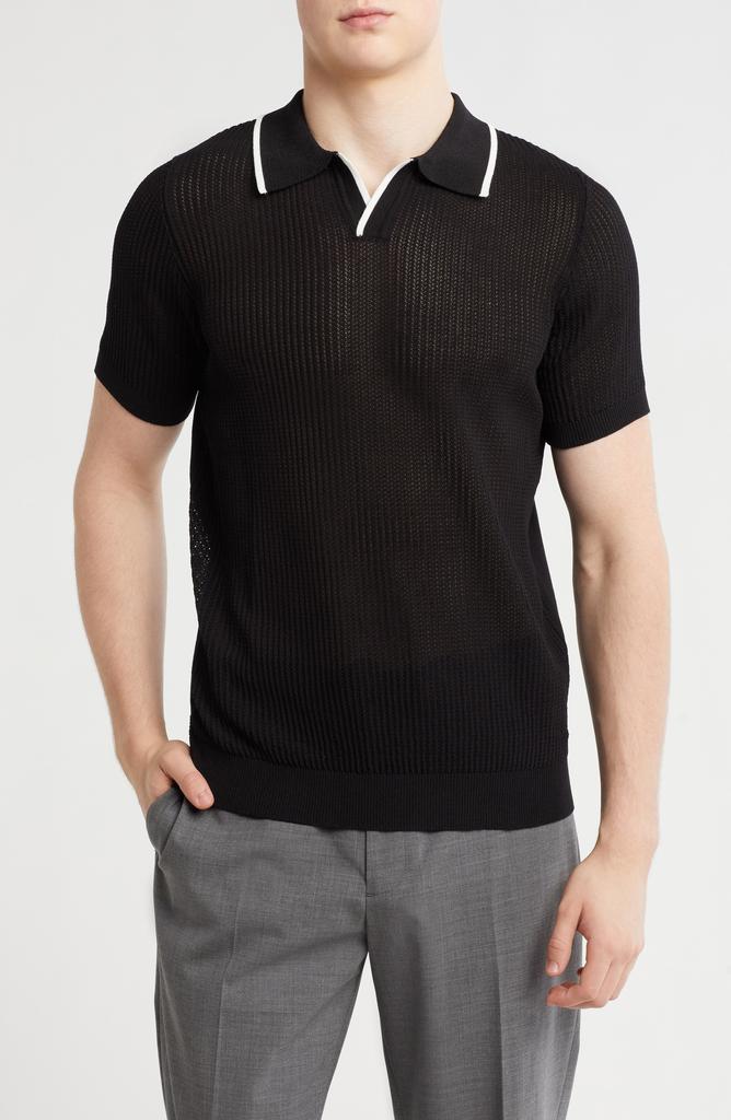 TR Premium Johnny Collar Sweater Knit Polo