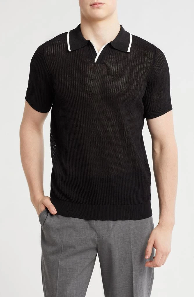 TR Premium Johnny Collar Sweater Knit Polo 1