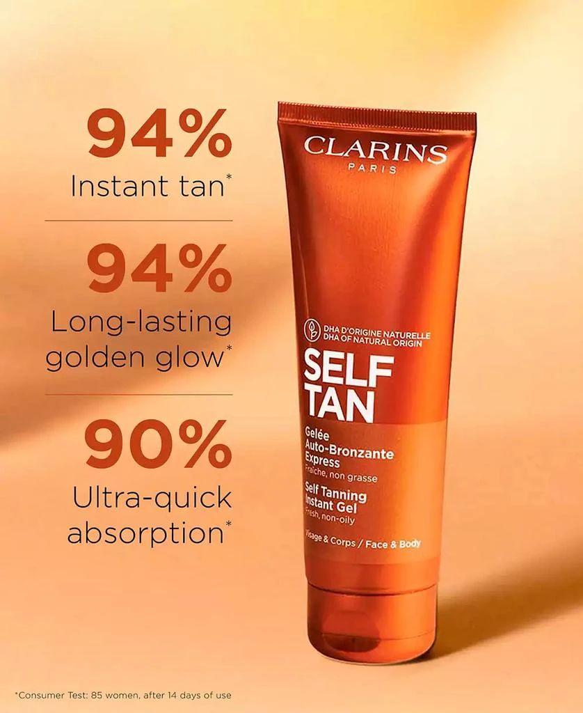 Clarins Self Tanning Face & Body Tinted Gel, 4.4 oz. 2