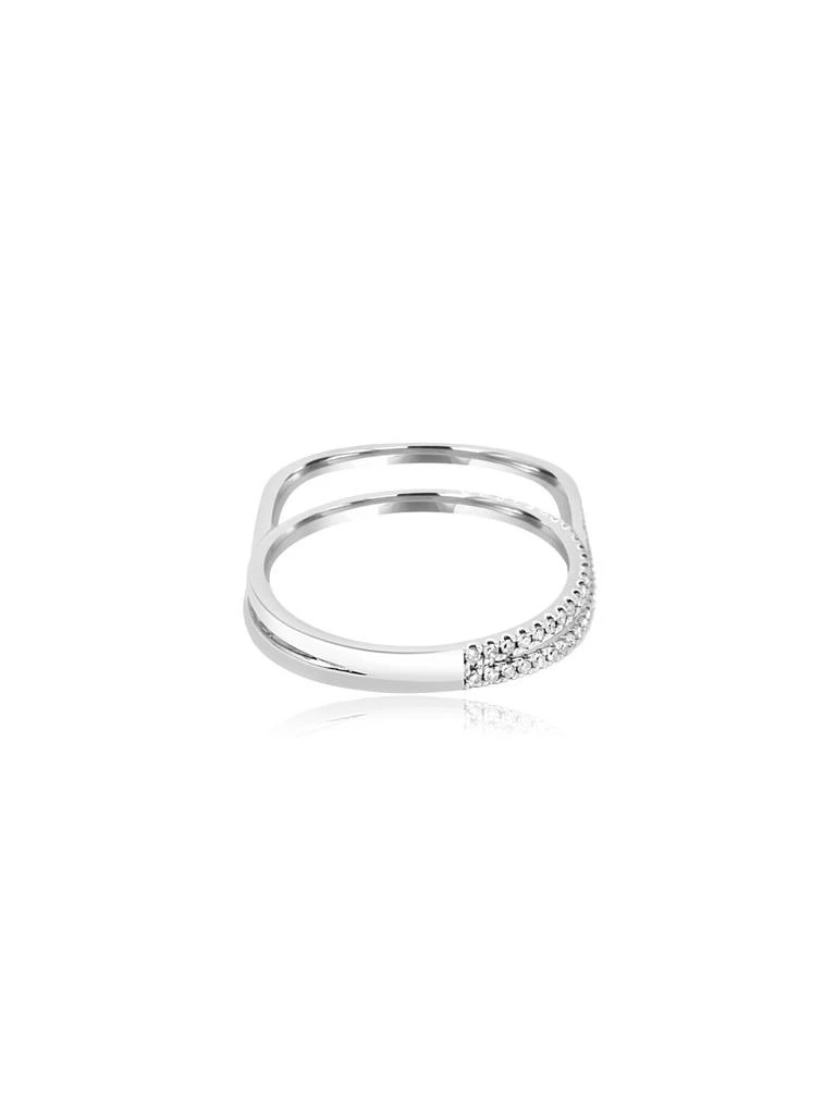 Mozafarian Dual diamond band ring. 3