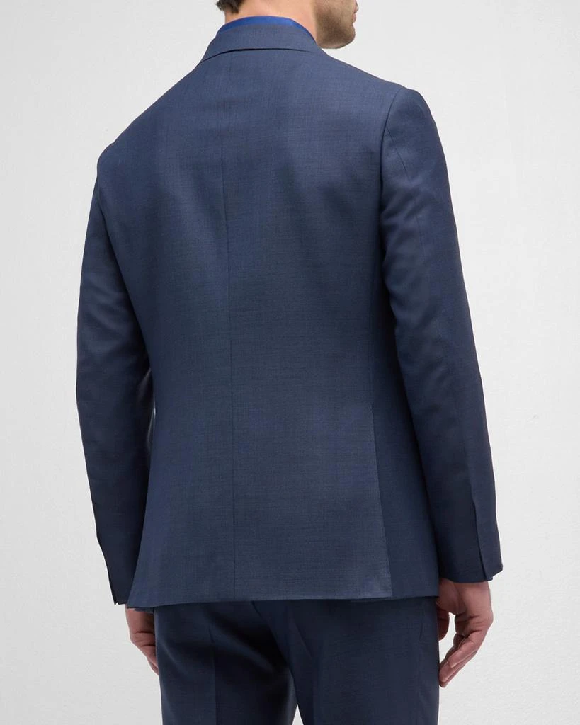 Canali Men's Textured Super 130s Wool Suit 5