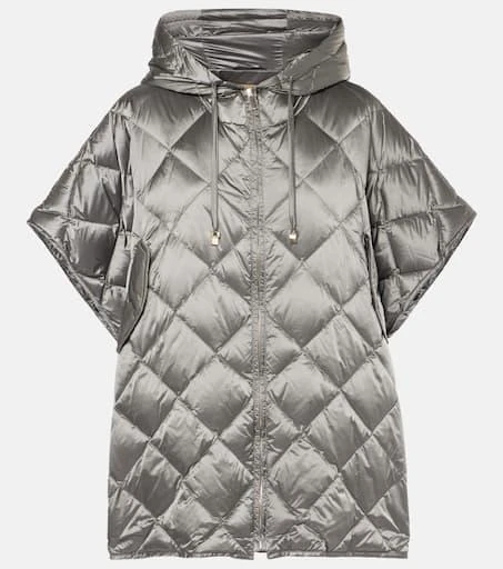 Max Mara The Cube Treman quilted down cape 1