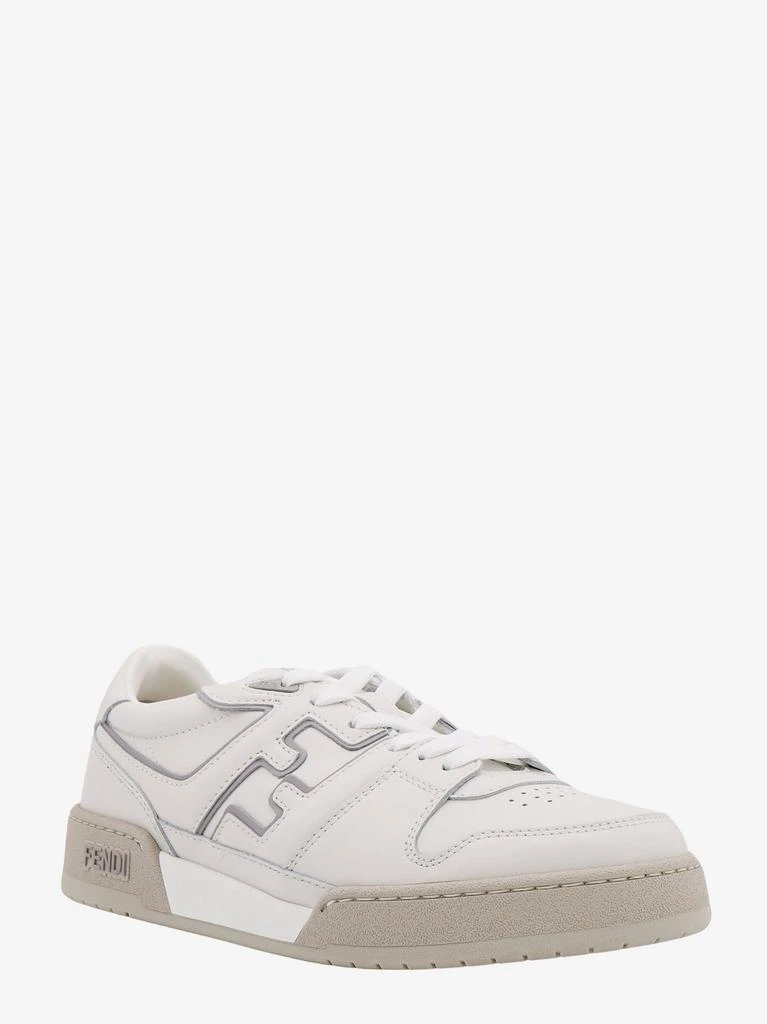 Fendi Leather sneakers with ff lateral logo 2