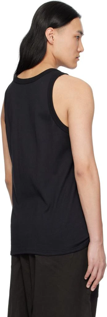 Nanamica Black Loopwheel COOLMAX Jersey Tank Top 3