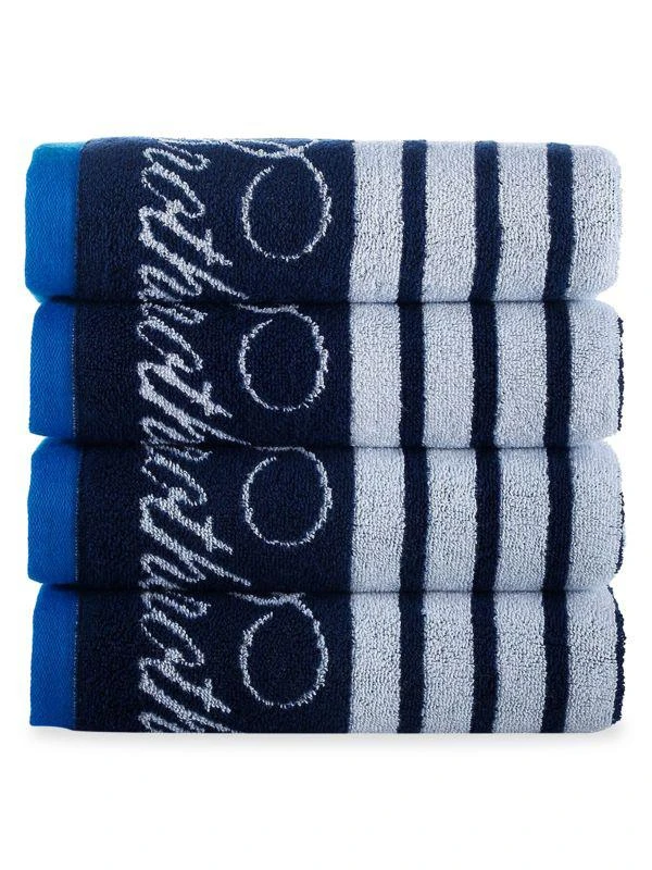 Brooks Brothers 4-Piece Nautical Stripe Hand Towel Set 3