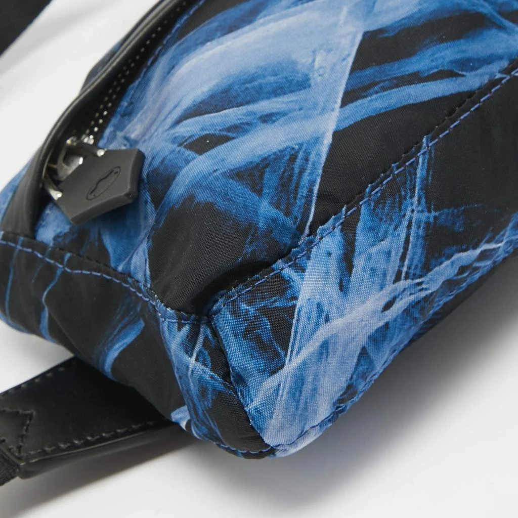MontBlanc Montblanc Black/Blue Nylon Meisterstuck Selection Glacier Belt Bag 13
