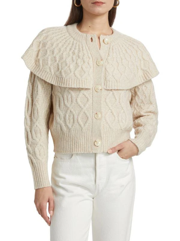 dh New York Domino Caped Cardigan 1