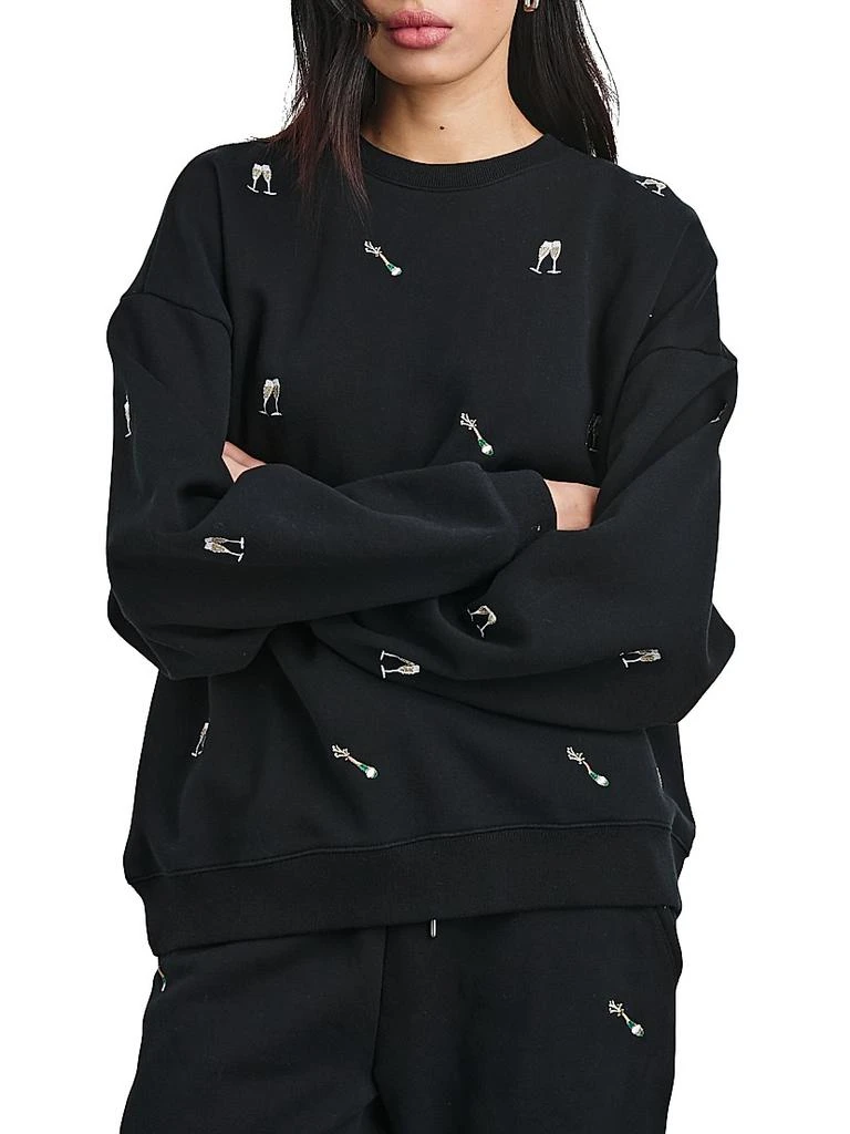 Rails Varsity Embroidered Sweatshirt 4