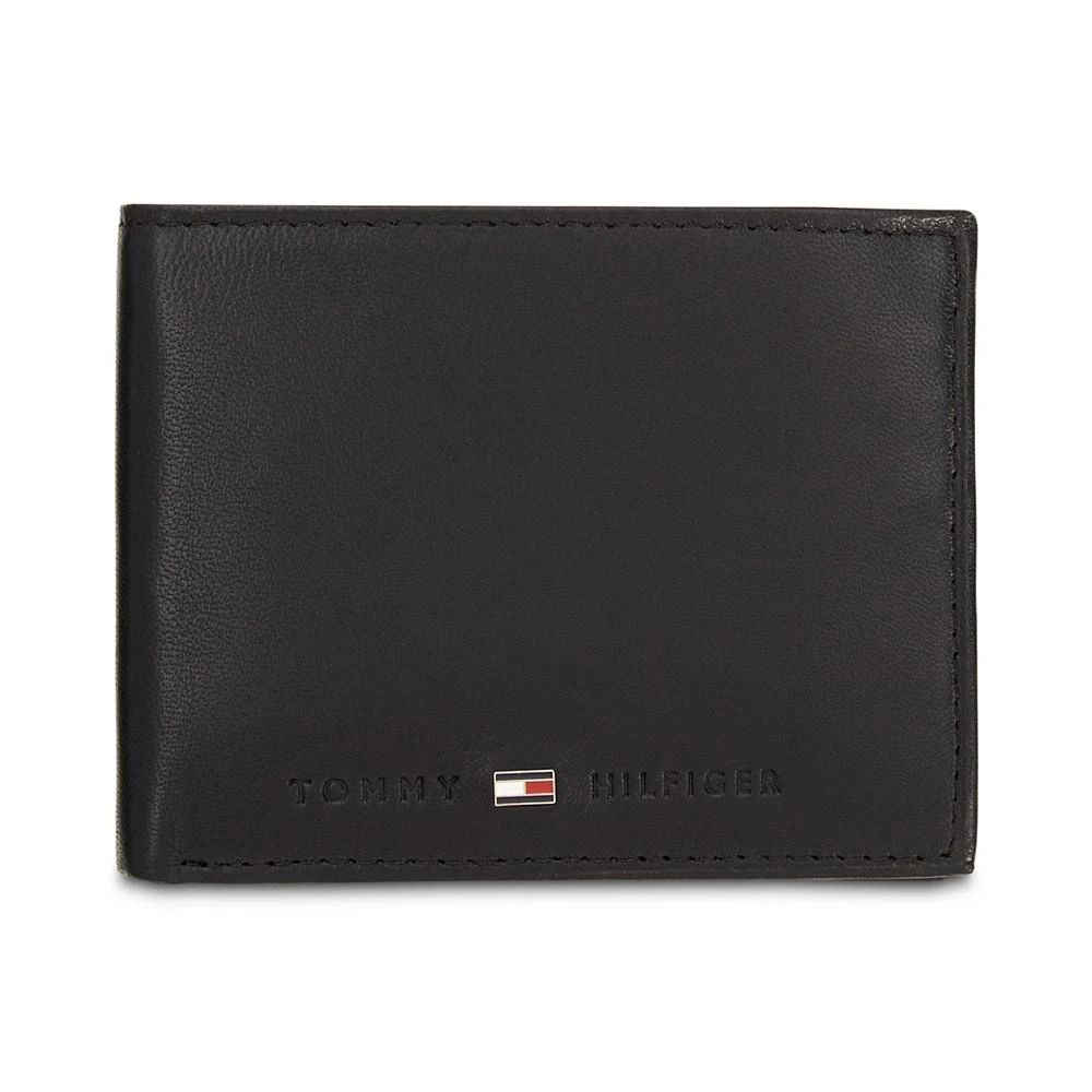 Tommy Hilfiger Men's Brax Leather RFID Traveler Wallet 1