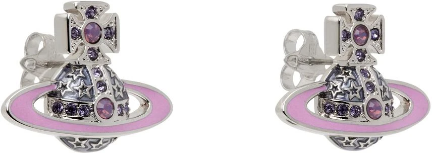 Vivienne Westwood SSENSE Exclusive Capsule Silver Roxanne Earrings 2