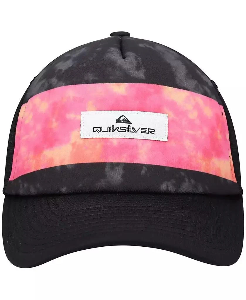 Quiksilver Men's Black Pidgeon Chicken Trucker Snapback Hat 3