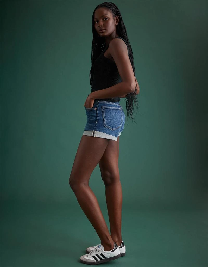 AE AE77 Premium High-Waisted Cut-Off Denim Short 5