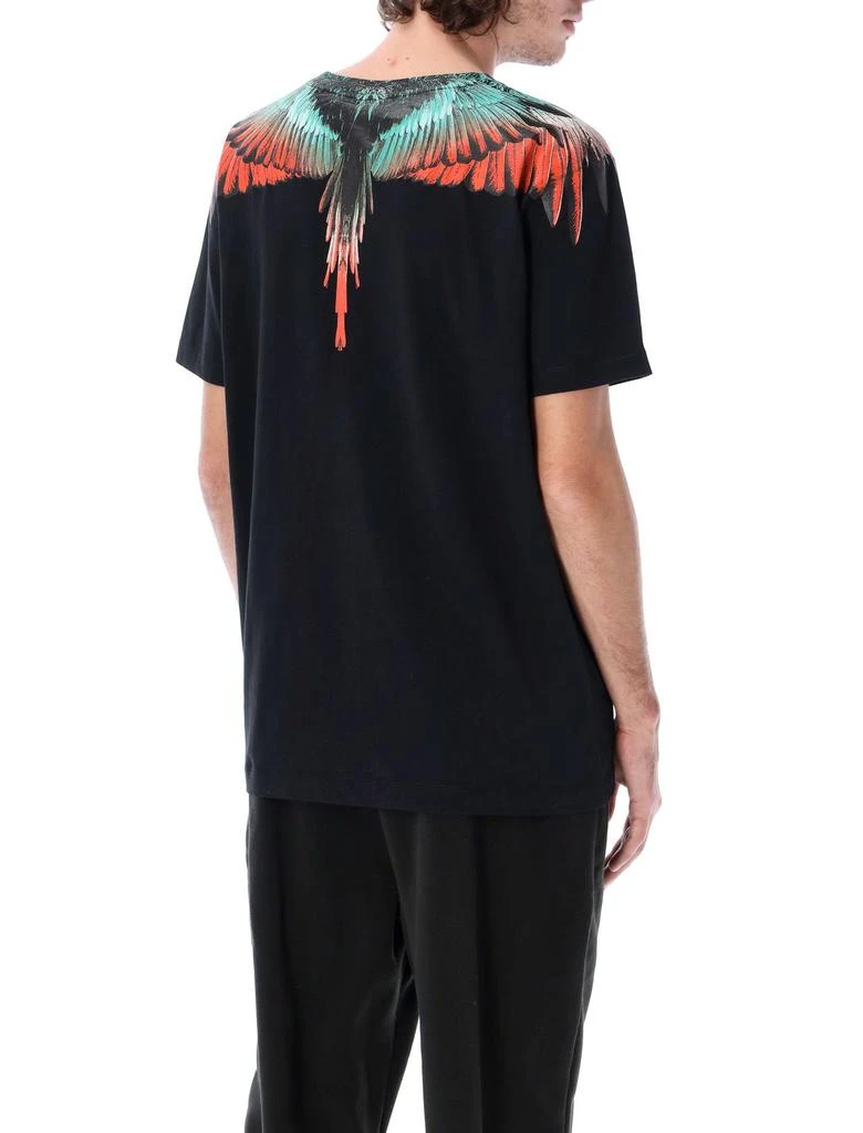 Marcelo Burlon Marcelo Burlon County Of Milan Wings Printed Crewneck T-Shirt 2