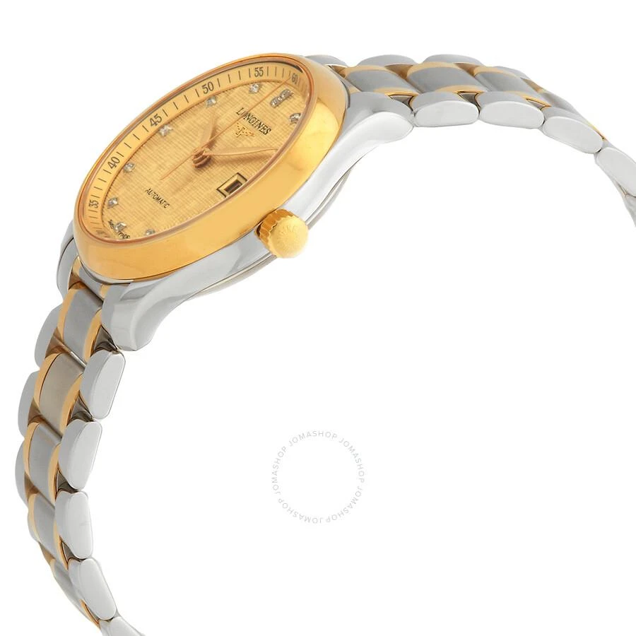 Longines Master Collection Automatic Diamond Ladies Watch L2.257.5.38.7 2