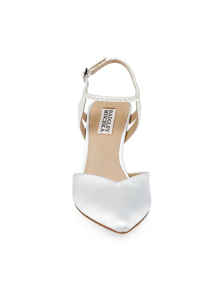 Badgley Mischka Destinee 75MM Satin Pumps 4