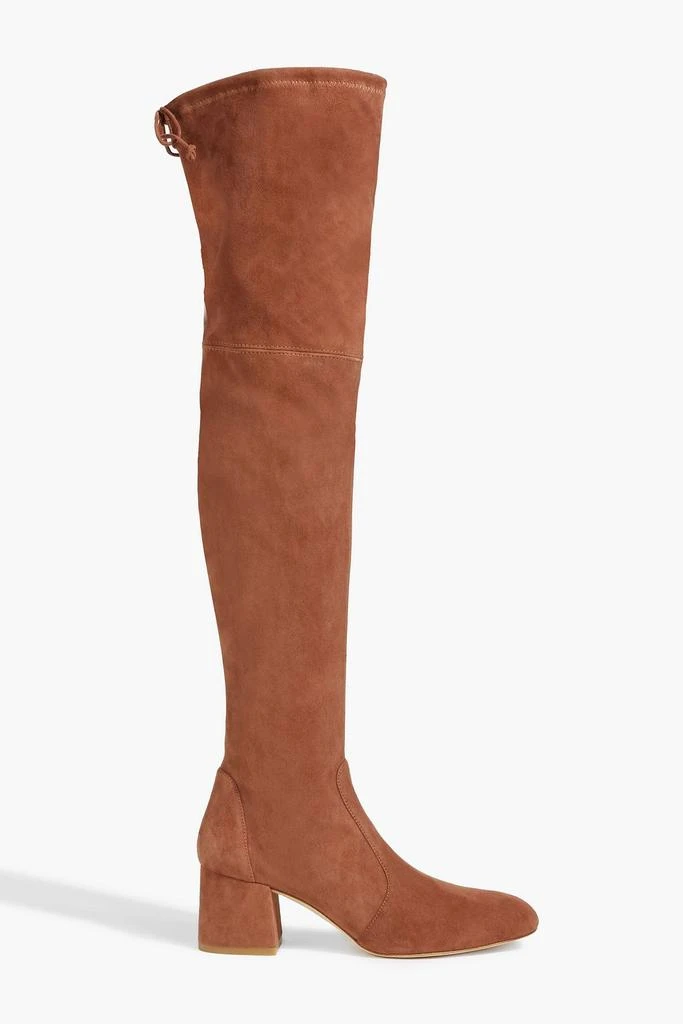 Stuart Weitzman Flareland suede over-the-knee boots