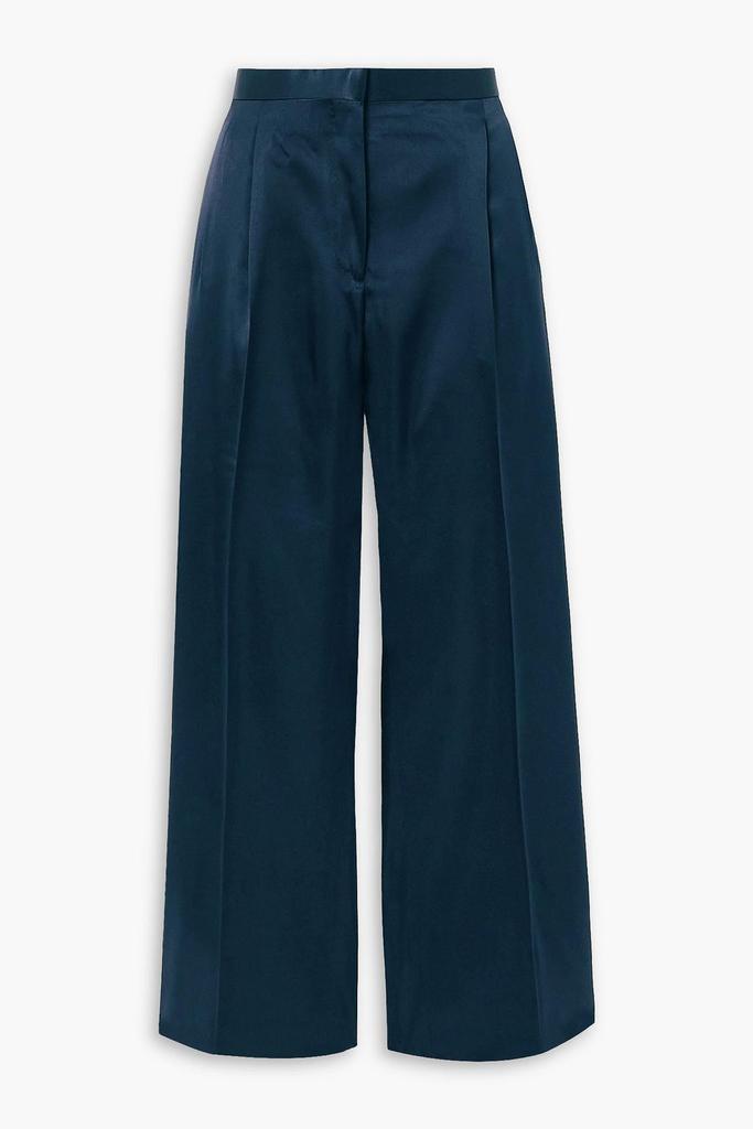 Brioni Silk-satin twill straight-leg pants