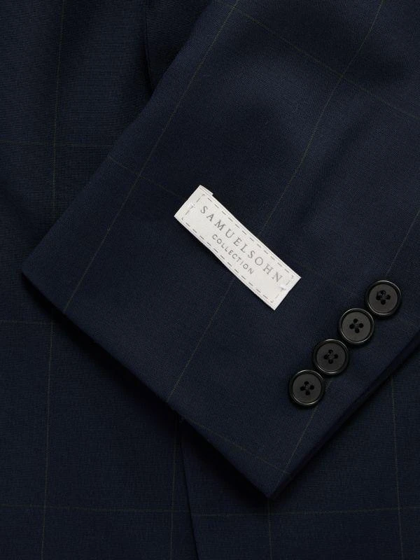 Samuelsohn Regular Fit Striped Wool Suit 3