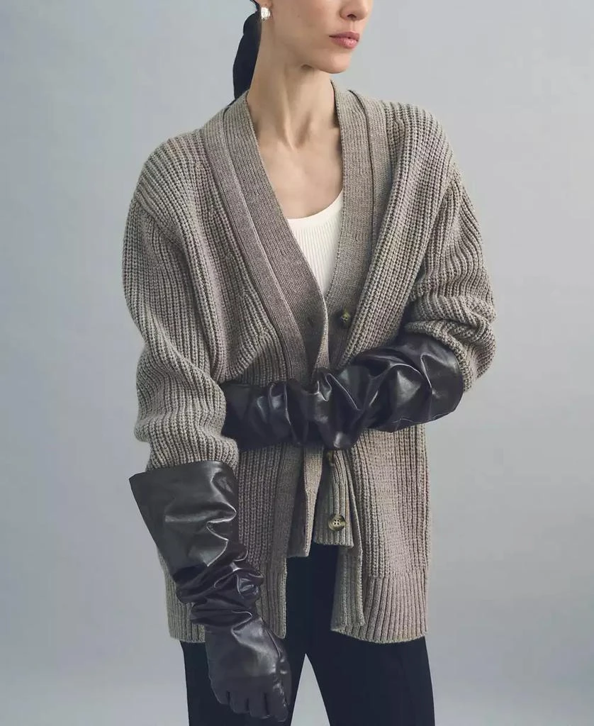 Mango Women's Buttons Detail Oversized Cardigan 2