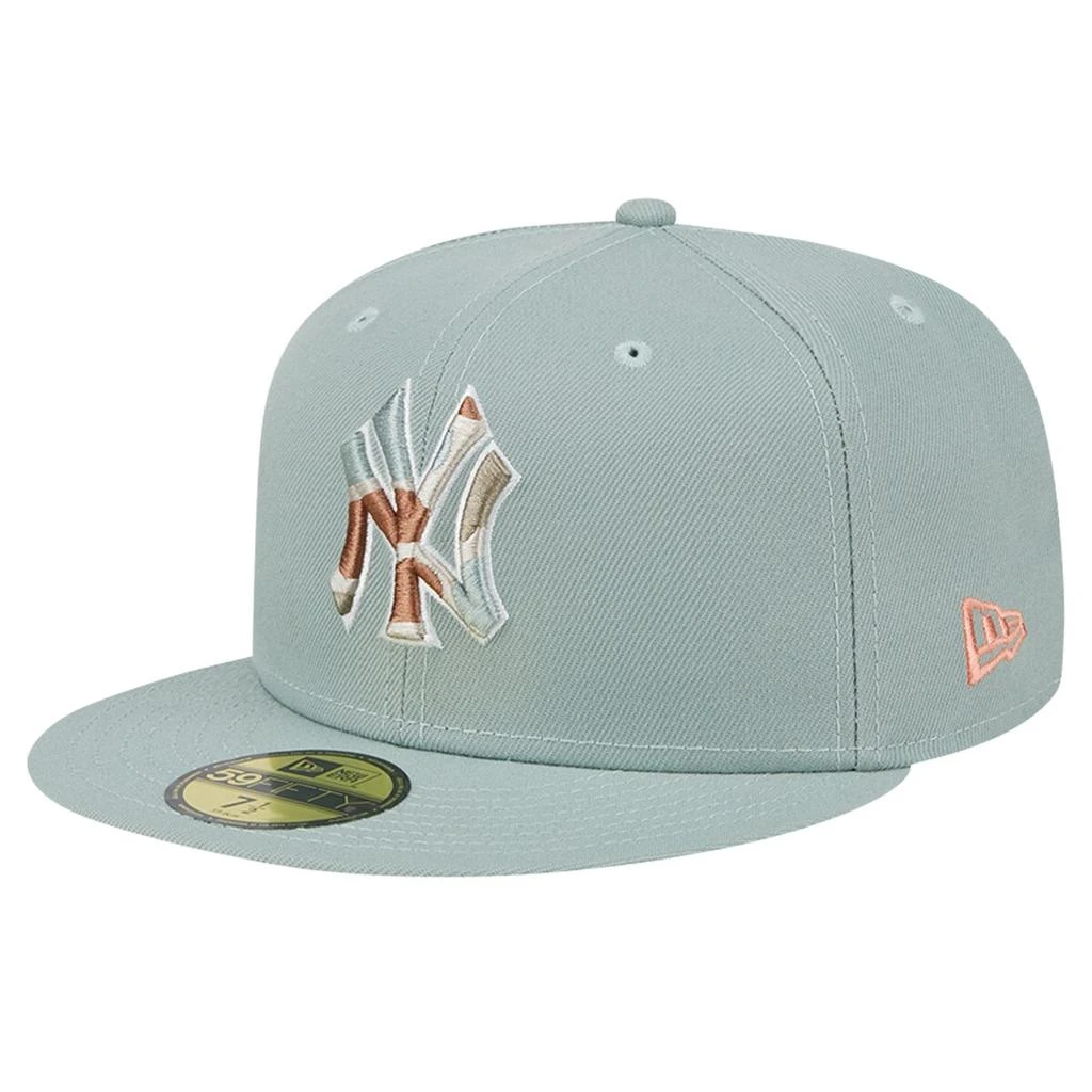 New Era New Era Yankees Spring Forest 59FIFTY Fitted Hat - Men's 2