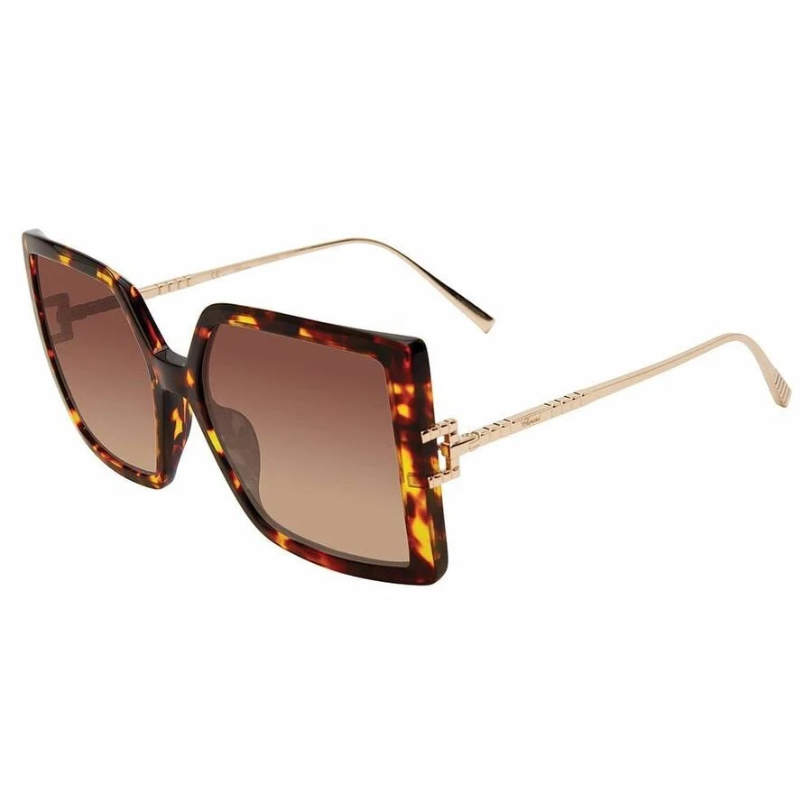 Shop Brown Gradient Square Ladies Sunglasses IKCH334 0745 56  display picture 1