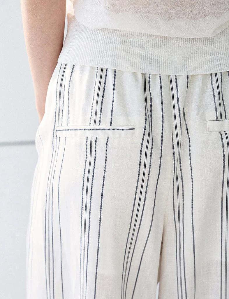 Pixie Market Striped Loose Pants 11